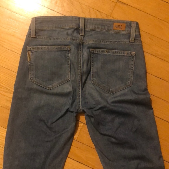 Paige Distressed Verdugo Ankle Jeans Sz 26 - Picture 5 of 8